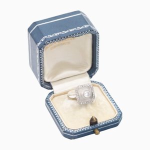 Art Deco Bergkristall Ring