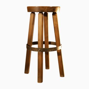 Vintage Beech Bar Stool