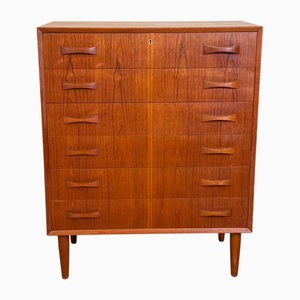 Vintage Danish Chest of Drawers in Teak, 1950s