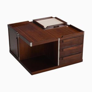 Modularer Bartisch aus Holz & Metall von Luigi Sormani für Fiarm, 1960er