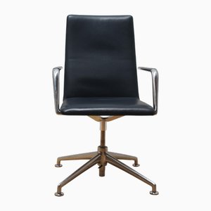 Sedia da ufficio Arrows in pelle e metallo