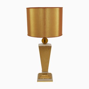Vintage Porcelain Table Lamp, Italy, 1980s