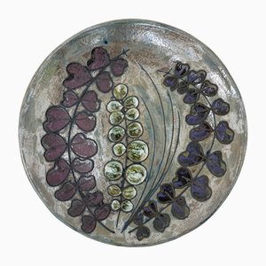 German Rusha Handarbeit Ceramic Wall Plate, 1970s