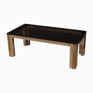 Coffee Table with Glass Top, 1970s