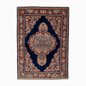 Hand-Knotted Sarogh Rug with Medallion Center and Floral Ornaments
