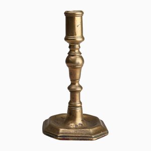 Antique French Haute Epoque Copper Candlestick
