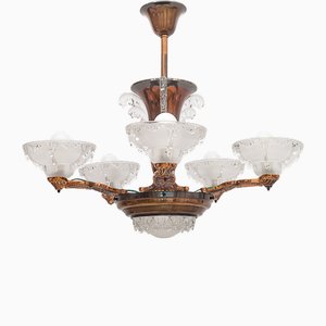 Lampadario Ezan Art Déco, anni '30