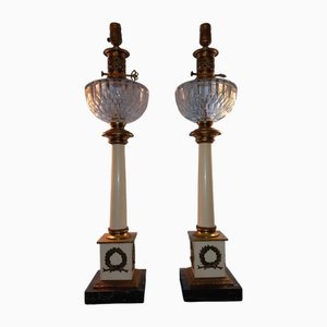 Öllampen im Empire-Stil von Baccarat, 1900