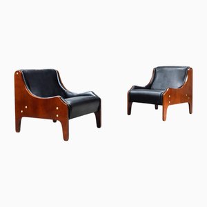 Set of Milord Armchairs by Marco Zanuso for Arflex, 1956