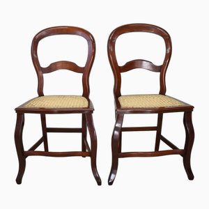 Chaises Style Luis Felipe Antiques, Set de 2
