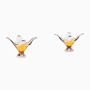Vintage Sommerso Schalen aus Muranoglas, 1970, 2er Set