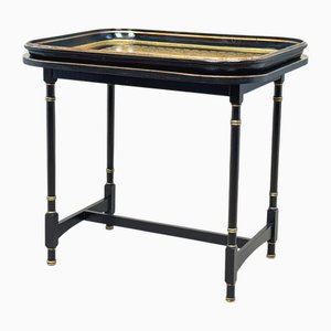 Antique Papier Mache Tray on Stand, 1875