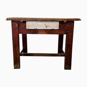 Antique Rustic Country Table, 1890s