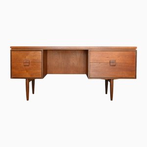 Danish Teak Desk by Ib Kofod-Larsen for G-Plan, 1960s