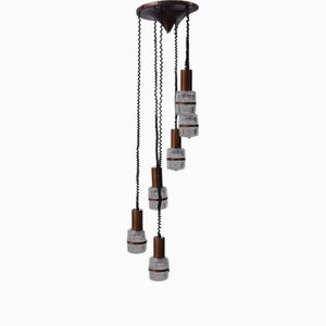 Vintage Six-Light Pendant, 1970s