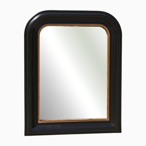 Antique Louis Philippe Ebonised and Gilt Mirror