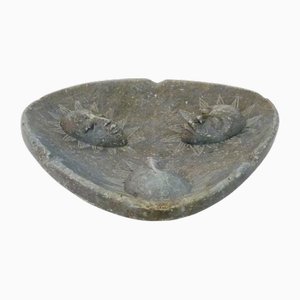 Pietra ollare decorativa Sun vintage, anni '70