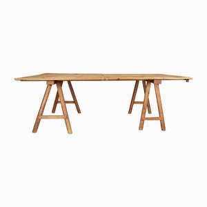 Table de Travail Industrielle Vintage, 1920s