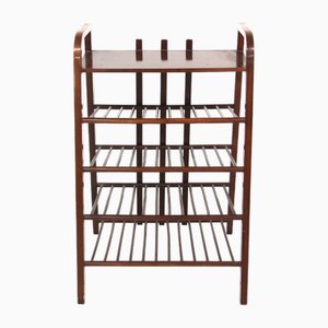 Scandinavian Beech Magazine Rack, 1960
