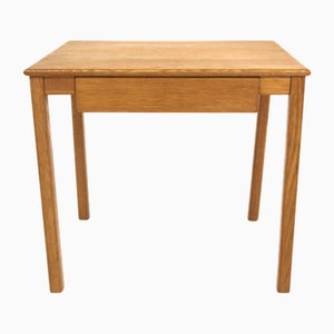 Scandinavian Oak Bedside Table, 1960s