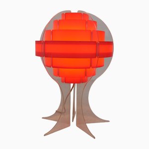 Lampada Space Age vintage di Preben Jacobsen & Flemming Brylle per Quality System Denmark, 1970