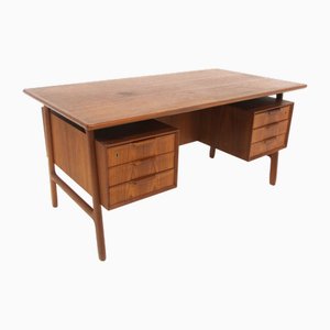 Scandinavian Desk in Teak by Gunni Omann, 1960