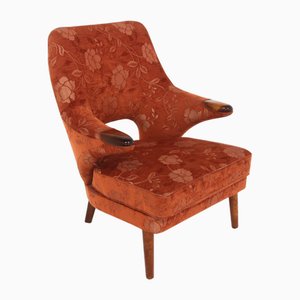 Scandinavian Fabric Armchair, 1940