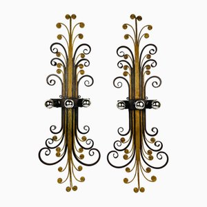 Large Wall Lights by Banci Firenze, 1960s, Set of 2