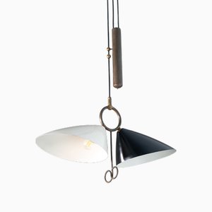 Lampe à Suspension Vintage, 1940s