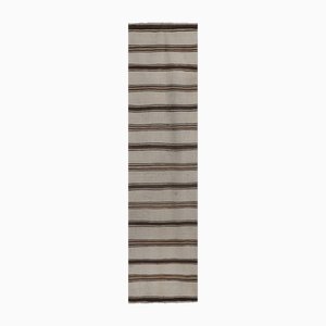 Striped Organic Hemp Kilim Rug