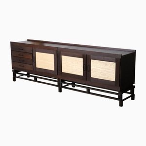 Credenza in wengé e alghe di Leonardo Fiori per ISA Bergamo, anni '50