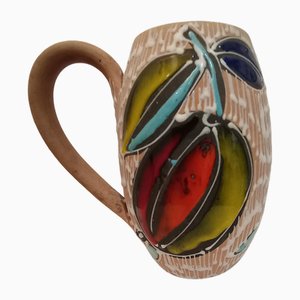 Luigi Santi Vase with Handle, 1970s