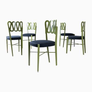 Model 969 Chairs by Gio Ponti for Montina, 1969, Set of 5