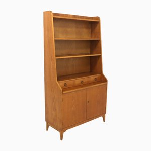 Swedish Modern Secretary Desk in Elm, 1940s
