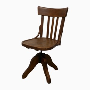 Sedia da ufficio girevole con dattilografo di Baumann, 1930