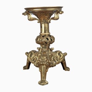 Antique Candlestick in Gilt Bronze