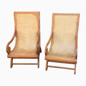 British Colonial Planters' Chairs, 1920, Set of 2