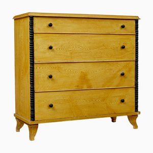 Swedish Painted Chest in Pine, 1870