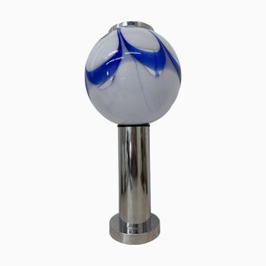 Lampe de Bureau Mid-Century Moderne en Verre, 1970s