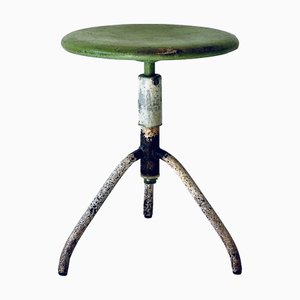 Sgabello vintage industriale, 1960
