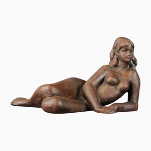 Large Female Statuette by Bohumil Kokrda, Former Czechoslovakia, 1980s