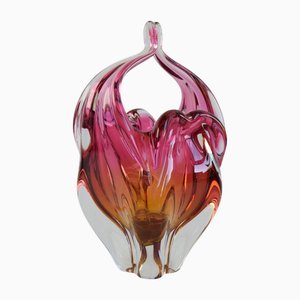 Bol Mid-Century en Verre d'Art Tchèque attribué à Josef Hospodka, 1960