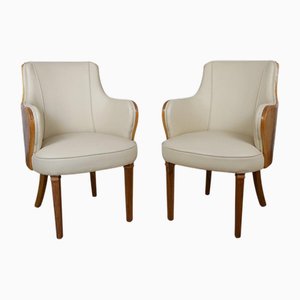 Art Deco Armchairs by Maurice Adams, 1930s, Set of 2
