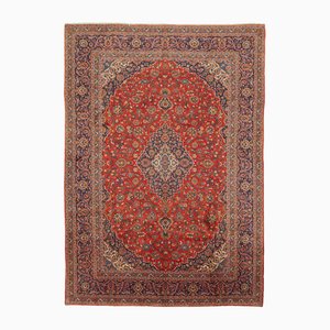 Großer Vintage Teppich in Beige