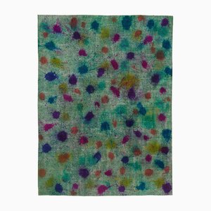 Large Vintage Multicolor Rug