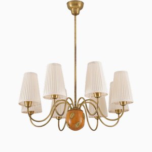 Lampadario moderno attribuito a Hans Bergström, Svezia, anni '40