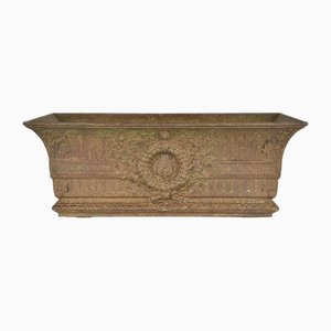 Large 19th Century Cast Iron Planter