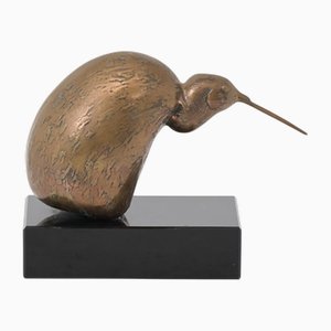 Abstract Bronze Kiwi Sculpture