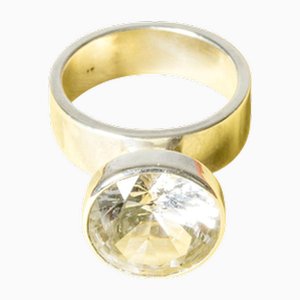 Mid-Century Rock Crystal Ring by Cecilia Johansson, 1965