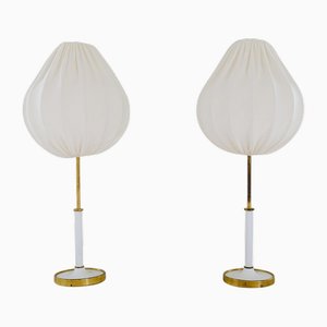 Mid-Century Modern Model 2466 Table Lamps by Josef Frank for Svenskt Tenn, Sweden, 1950s, Set of 2